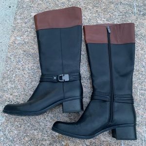 Bandolino Two tones color leather boots